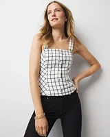 Plaid Bustier