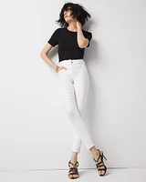 Petite Extra High-Rise Braided Waist Skinny Jean