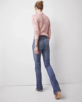 High-Rise Skinny Flare Jeans