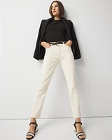 High-Rise Straight Ankle Jean