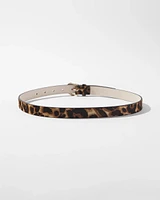 Leopard Haircalf Pant Belt