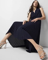 Petite Pleated Shirt Dress