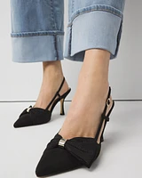 Bow Slingback Pump