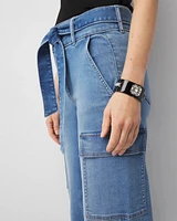 Extra High-Rise Wide-Leg Cargo Jeans