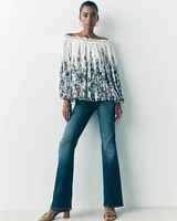 Curvy Mid-Rise Bootcut Jeans