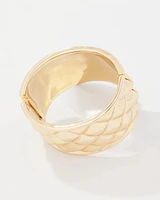 Gold Quilted Cuff