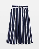 Striped Midi Skirt