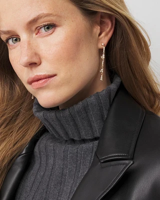 Mixed Media Linear Earrings