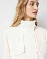 Zip-Up Jacket with Pockets