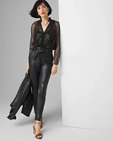 V-Neck Lace Blouse