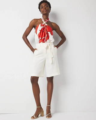 Extra High-Rise Belted Bermuda Short
