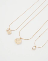 Convertible Quilted Pendant Necklace