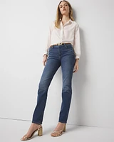 Mid-Rise Slim Jeans