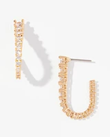 Crystal Hoop Earrings