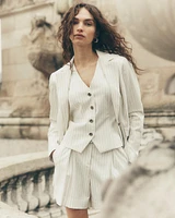 Pinstripe Vest