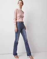 High-Rise Skinny Flare Jeans