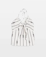 Tie-Front Halter Top