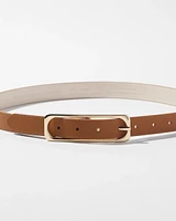 Elongated Buckle Pant Belt