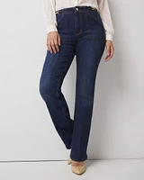 Chain Detail High-Rise Bootcut Jean