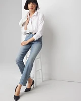 High-Rise Everyday Soft Denim™ Embellished Straight Jean