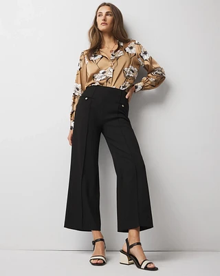 Cropped Wide Leg Pant