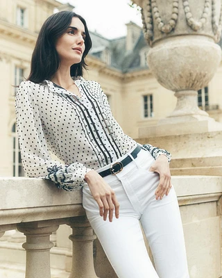 Swiss Dot Blouse