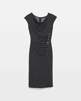 Shirred Midi Dress