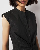 Poplin Twist Shirt