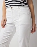 Mid-Rise Double Pocket Girlfriend Jean