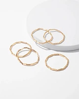 Golden Pavé Stretch Bracelet