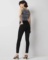 High-Rise Black Skinny Jeans