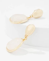 Quartz Drop Earrings