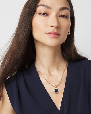 Blue Crystal Pendant