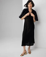 Velvet Slip Dress
