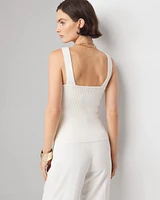 Ribbed Knit Sweater Tank