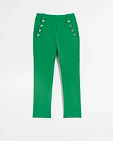 WHBM® Jolie Button Straight Lightweight Comfort Stretch Pant