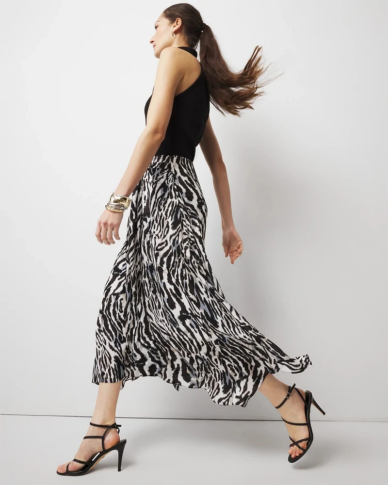 Leopard Midi Skirt