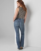 High-Rise Skinny Flare Jeans