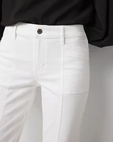 Petite Mid-Rise Double Pocket Girlfriend Jean