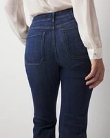 Chain Detail High-Rise Bootcut Jean