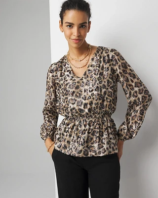 Leopard Print Blouse