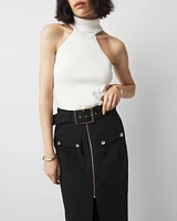 Belted Utility Skirt