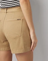Extra High-Rise Belted Shorts