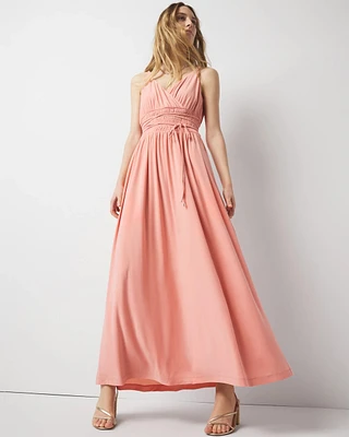 Strappy Matte Jersey Maxi Dress
