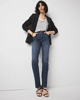 Curvy High-Rise Straight Jeans