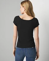 WHBMFORME™ All Ways Stretch Scoop Neck Tee