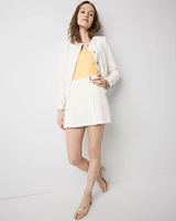 Pinstriped Tailored Skort