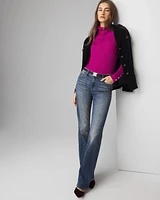 Ribbed Turtleneck Sweater