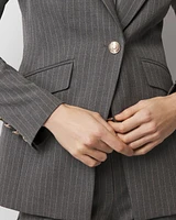WHBM® One-Button Blazer Pinstripe