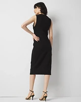 Contrast Trim Sweater Dress